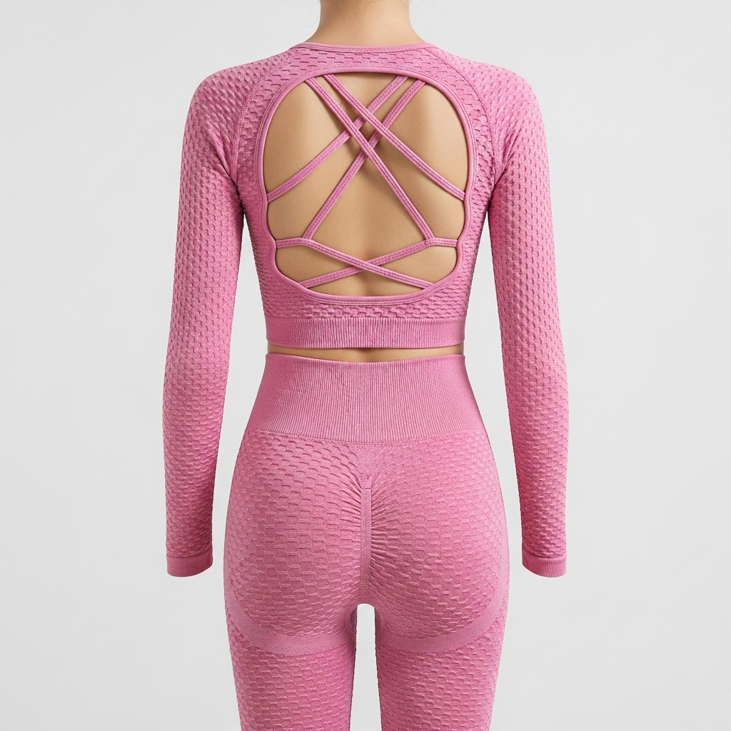 Ensemble de yoga Honeycomb 2 pièces
