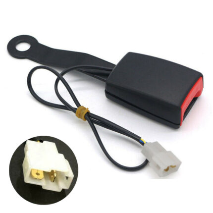 Seat belt buckle extension base for car front seats