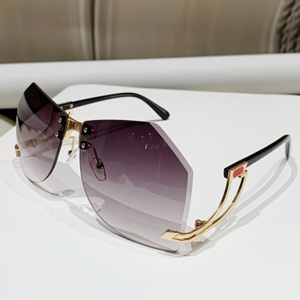 Fashionable rimless sunglasses for women