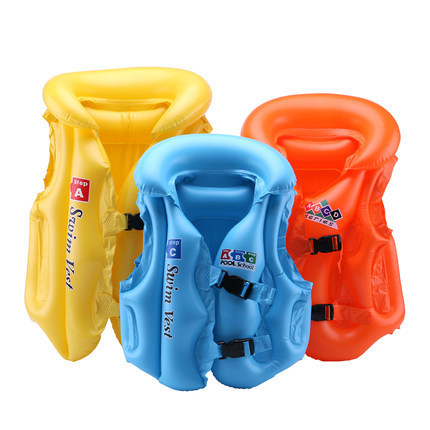 Lifejacket in swimsuit for children