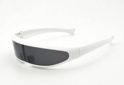 Trendy sunglasses for men. Driving glasses with silver lenses