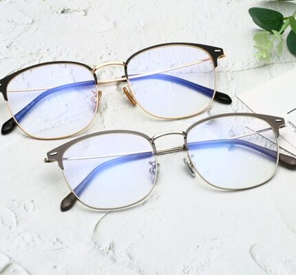 Retro anti-blue light glasses for men and women