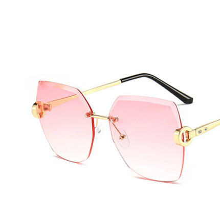 Fashionable polygonal sunglasses for women