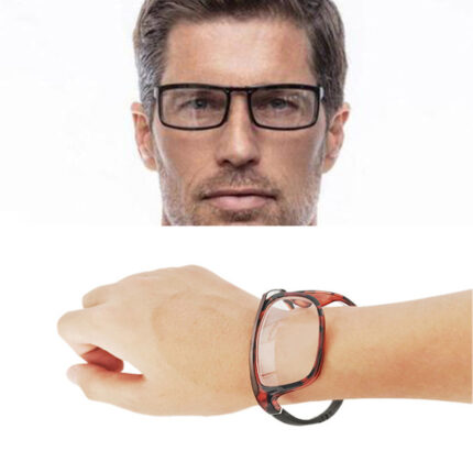 High-quality snap-on folding reading glasses