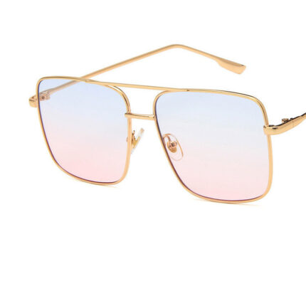 Large flat and square glasses. Polygonal retro-literary glasses for men and women