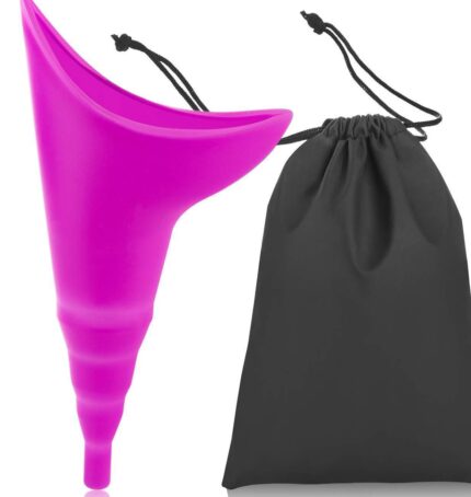Foldable silicone urinal