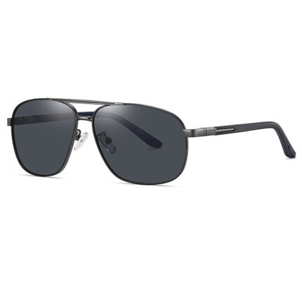 Fashionable polarized two-color frame sunglasses for men and women