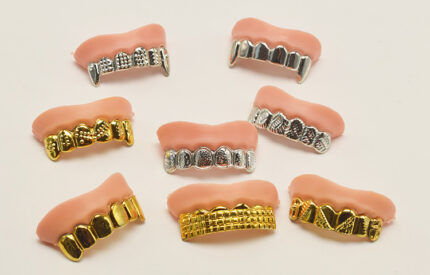 Gold and silver dental prostheses in bulk