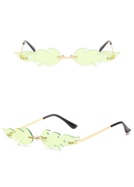 Trendy rimless sunglasses for men and women