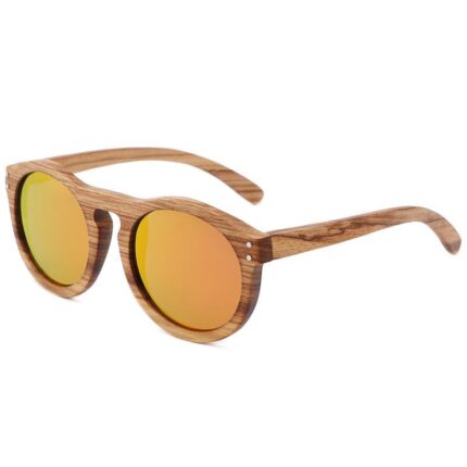 Polarized bamboo fashion glasses