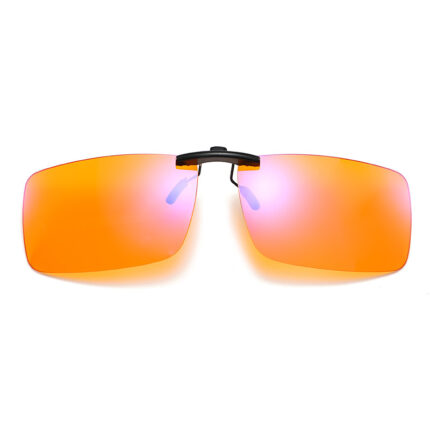 Light clip-on glasses with blue light protection. Special anti-blue light glasses for myopia