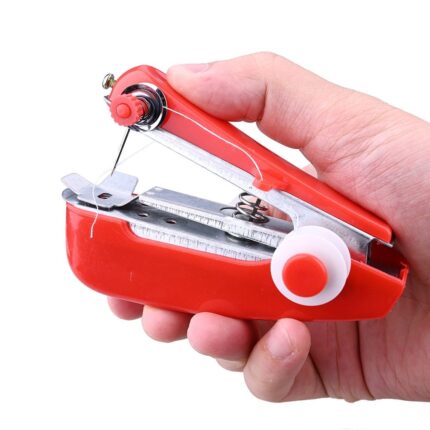 Small portable and domestic manual sewing machine