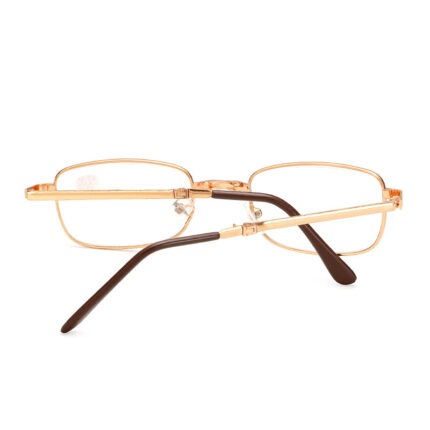 Fashionable folding resin glasses for the elderly