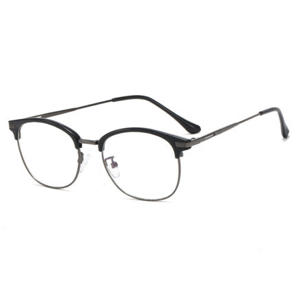 Vintage-style metal frame glasses