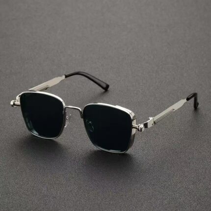 Retro UV metal sunglasses for men