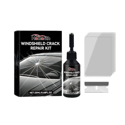 Windshield crack repair kit