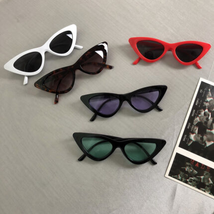 Fashionable retro cat eye sunglasses for women