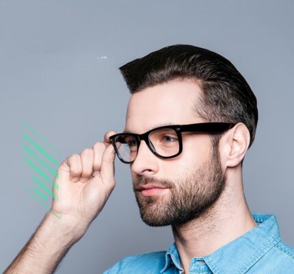 Smart music reading glasses
