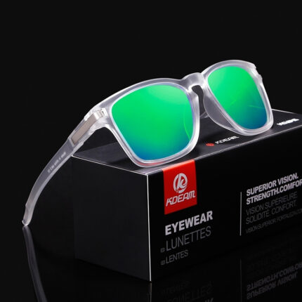 Polarized sunglasses and fashion trends for men. Outdoor sports and driving glasses