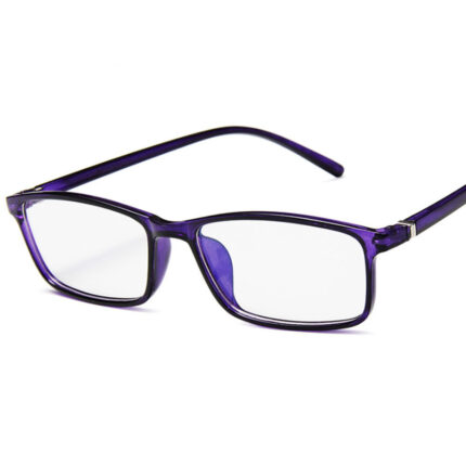 Trendy transparent square glasses