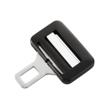 Two-point safety belt buckle for cars