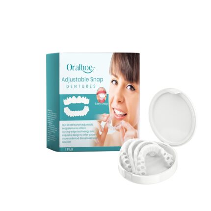Removable snap-on dentures