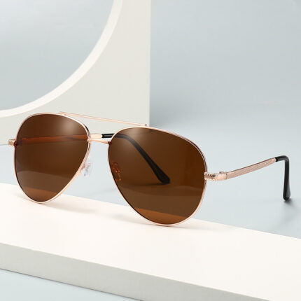Polarized metal sunglasses for men