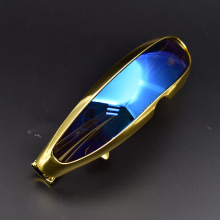 Laser glasses with fish-shaped mercury lens for men