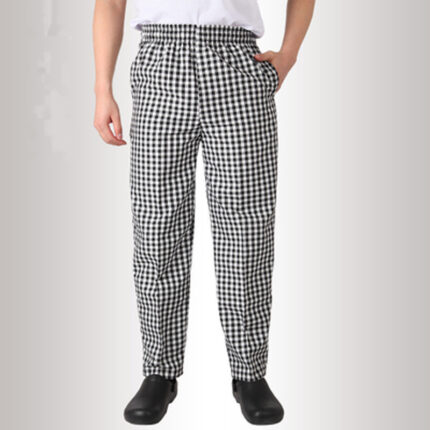 Elastic pants for head chef