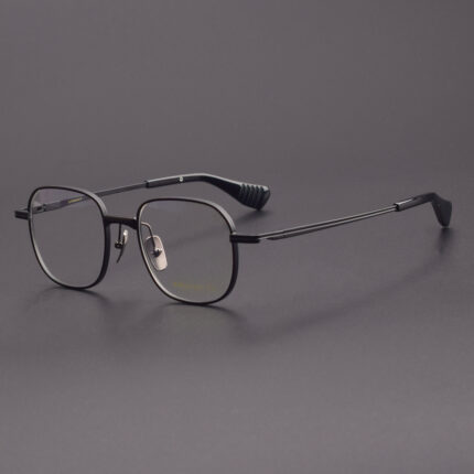 Vintage glasses with pure titanium rim