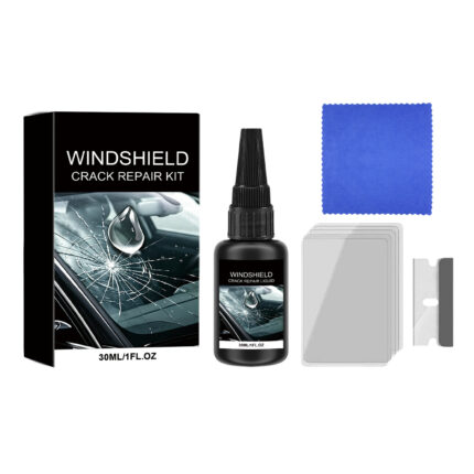 Windshield crack repair kit