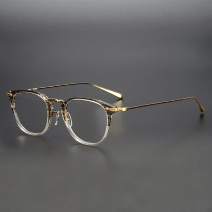 Transparent round glasses frame and trends for men
