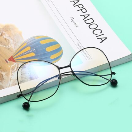 Fashionable large-frame myopia glasses for men and women
