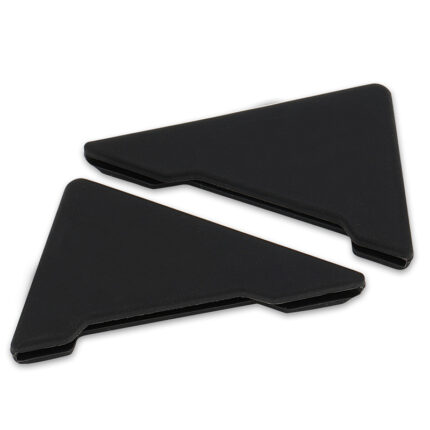 Silicone door with anti-collision strip for cars