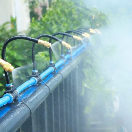 Universal nozzle irrigation and misting system. Ultimate automatic plant watering device.