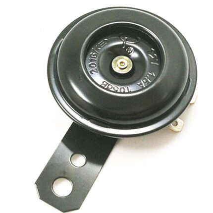 Motorcycle and vehicle horn in the shape of a snail