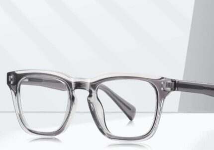 Fashionable pin-up plain glasses for men