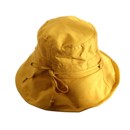 Trendy solid-color folding hat for women