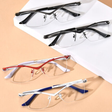 Fashionable square and semicircle myopia glasses for women