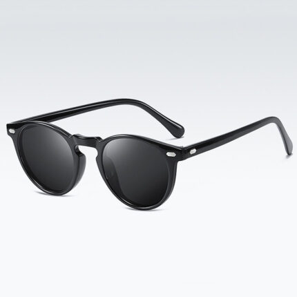 Polarized round sunglasses. Night vision goggles
